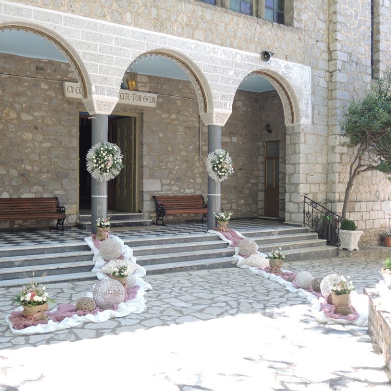Church Decoration For Wedding-anetadecorationevents.gr